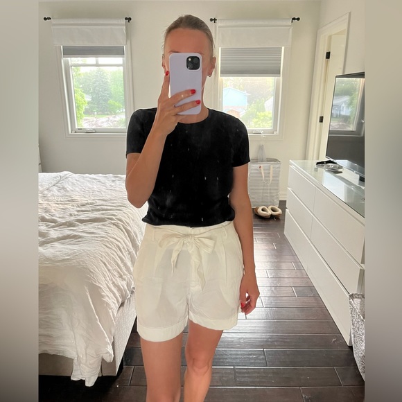 White trouser shorts - Picture 1 of 7